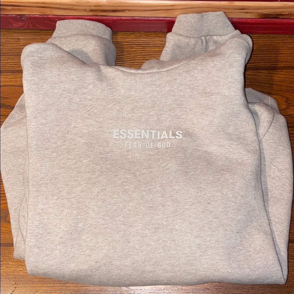 Fear of God Essentials Gray Hoodie